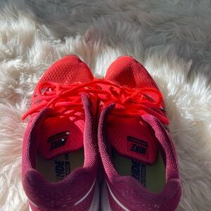 Nike Women's Bright Red Athletic Shoes